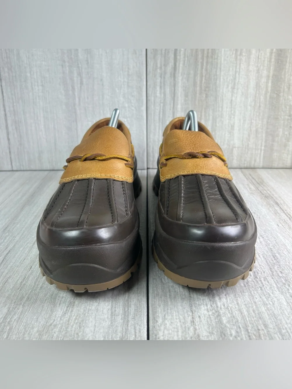 Polo Country Logan Ralph Lauren AR Lug Slip On Leather Duck Shoe Men’s Size 10